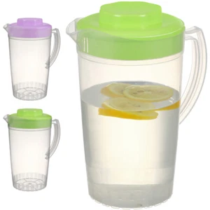 Brocca caraffa acqua contenitore plastica 2 pezzi brocca birra brocca limone - Foto 1 di 11