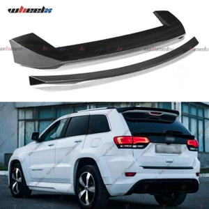 SRT Window Roof Spoiler+Tail Gate Mid Wing For Jeep Grand Cherokee 13-21 Carbon - Picture 1 of 14
