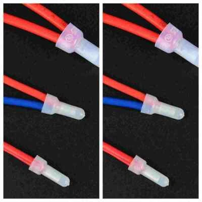 Closed End Crimp Cap Terminals 22-16 12-10AWG Gauge Wire Connectors 16-14 - Image 1 of 4