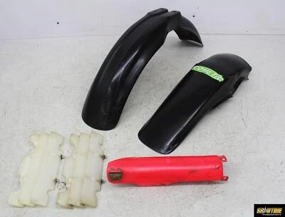 90-97 KIT PLÁSTICO GUARDABARROS DELANTERO TRASERO HORQUILLA GUARDABARROS GUARDABARROS ALETAS RADIADOR Foto 1 de 4