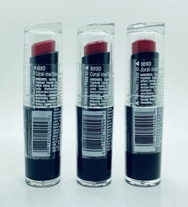 Lot of 3 Wet n Wild Megalast Lip Color 909D Coral-ine - Picture 1 of 4