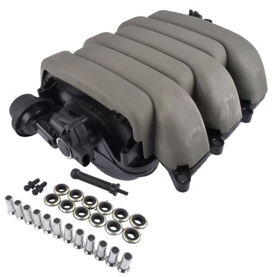 Intake Manifold For 3.2 FSI DOHC A4 A5 Quattro A6 Q5 8R 06E133201T, 06E133201K - Image 1 of 4