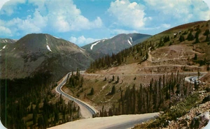 Loveland Pass - U.S. 6, Colorado cartolina d'epoca non spedita - Foto 1 di 2