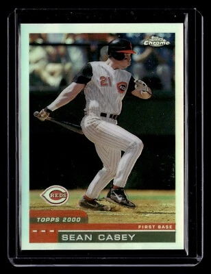 Topps Chrome Refractor #430 2000 Sean Casey Reds Foto 1 de 2