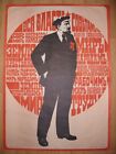 Big 2 Part Vintage 1979 Russian Soviet Lenin Propaganda Poster Original
