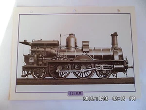 CARTE FICHE TRAIN 121 PLM - Picture 1 of 1