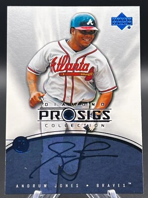 2004 Upper Deck Diamond Collection Pro Sigs #21 Andruw Jones - Image 1 of 3