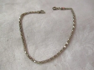 Vintage silver tone braided Mesh Bracelet - Picture 1 of 3