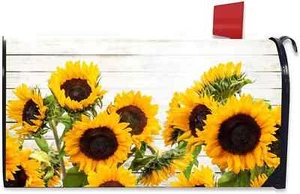 Mailbox Covers Spring Summer Letterbox Cover Mailbox Wrap for Home Sunflower - Picture 1 of 1