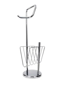 RIDDER Stand-WC-Papierhalter inkl. Zeitschriftenhalter chromfarben glänzend ca. - Bild 1 von 2