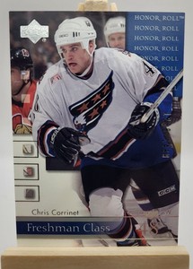 2002 UD Honor Roll Hockey Freshman Class 90 RC 1268/1499 Chris Corrinet Capitals