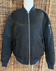 EVERLANE Puffy Bomber Jacket, M, Black - Imagen 1 de 8