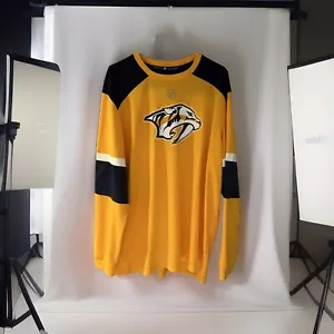 Nashville Predators Adidas Climalite Langarm-Trikot - Bild 1 von 3