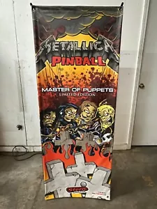 Stern Metallica Master of Puppets Pinball Machine Banner 24' x 62' - Picture 1 of 1