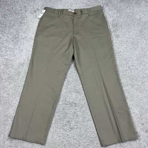 Dockers Khaki Pants Mens 38x30 Beige Best Pressed Signature Straight Stretch NWT - Picture 1 of 18
