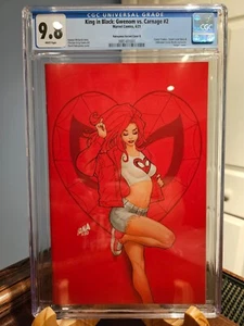 King in Black Gwenom Vs Carnage #2 David Nakayama Virgin 9.8 CGC 2021 Marvel - Picture 1 of 11