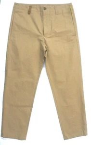 NWOT Men's US 32 EU 48 MONCLER 100% Cotton Gabardine Pants in Beige Khaki - Picture 1 of 17
