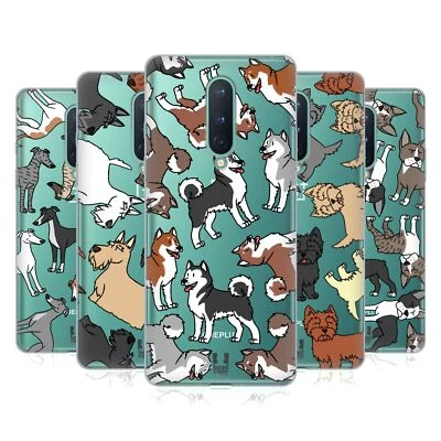 HEAD CASE DESIGNS DOG BREED PATTERNS 6 SOFT GEL CASE FOR GOOGLE ONEPLUS PHONES - Image 1 of 4