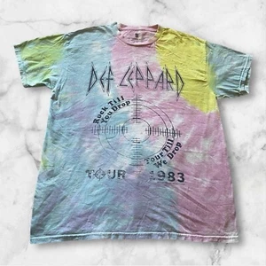 Def Leppard Rock ‘til You Drop Tour Tie Dye Größe Medium - Bild 1 von 6