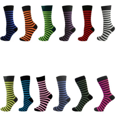 Новинка Funky полоски в полоску тонкий полоски лодыжки носки женщины размер 4-8 80% хлопок - Изображение 1 из 4