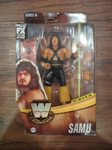 WWE Headshrinkers Samu Figure Mattel Elite Legends 18 Wrestling WWF WCW ECW AEW - Picture 1 of 2