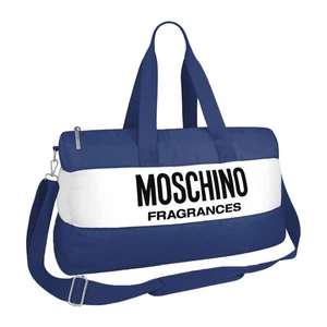 Moschino Quilted For Men Weekend 100% GENUINE HOLDALL WEEKEND GYM TRAVEL - Picture 1 of 2