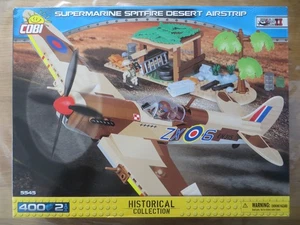 COBI 5545 - Supermarine Spitfire Mk.IX Desert Airstrip - OVP - NEU - Bild 1 von 1