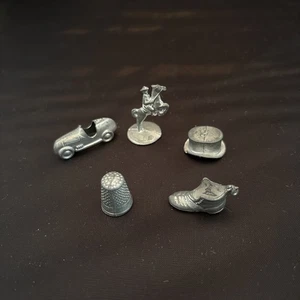  FICHAS MONOPOLY -5 ORIGINALES/PIEZAS Edición Clásica  - Imagen 1 de 1