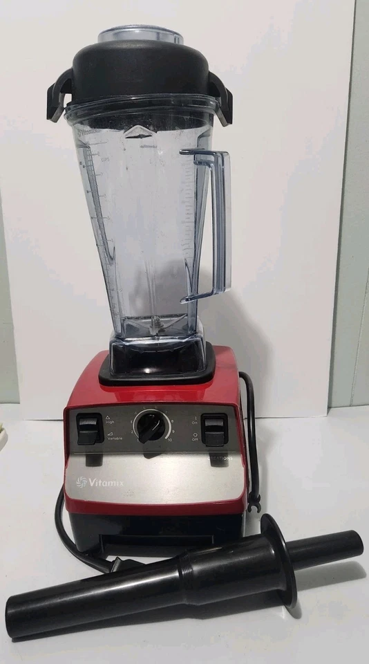 Vitamix 10  Speed Blender VM0103    Variable Speed Tested Creations Red  - Image 1 of 4