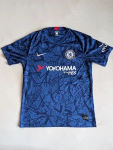 Nike Men’s Chelsea Soccer Jersey 2019/2020 Home Blue Sz Medium Yokohama Flaw - Picture 1 of 10