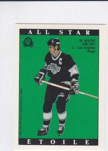 WAYNE GRETZKY 1989 O-Pee-Chee Album Stickers #47 Card NHL HOCKEY ALL-STAR KINGS! - Picture 1 of 2