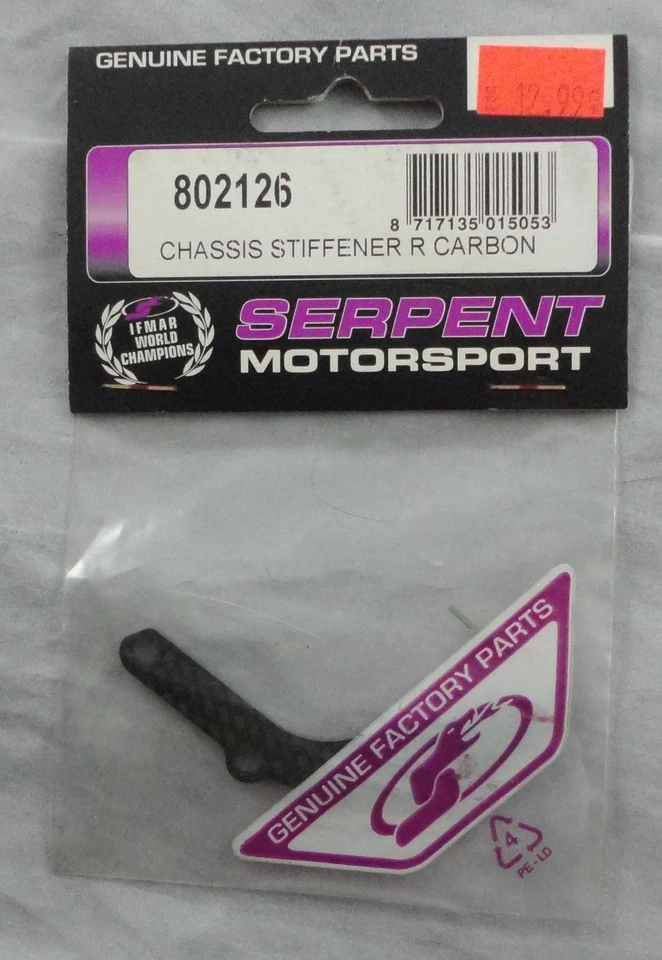 Serpent Racing 710 4WD Carbon Fiber Rear Stiffener SER802126 - Image 1 of 1