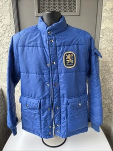 Vintage Lownbrau Puffer Jacket Zip Up 20x25 appx Small Swingster Tag Rare - Picture 1 of 9