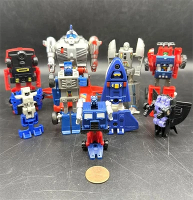 9 PC VINTAGE TRANSFORMERS/GOBOTS LOT! Bandai 80's Tonka Takara More! - Image 1 of 4