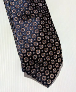 Mortimer & Armstrong Men's Silk Tie ~ Geometric Floral  - Bild 1 von 5