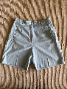 Vintage CUTTER & BUCK Baby Blue High Rise Tailored Relaxed Lightweight Shorts 6 - Picture 1 of 10
