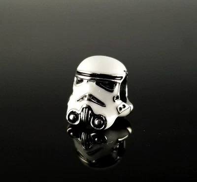Star Wars x Pandora Disney Storm Trooper Helmet Silver Charm s925 ALE - Image 1 of 4