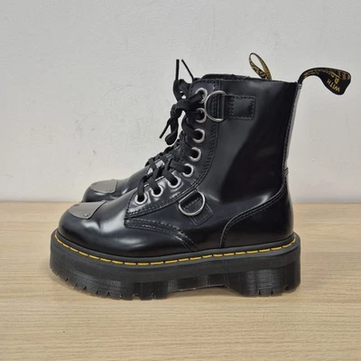 Dr Martens Jadon Alt Platform Chunky Quad Buttero Leather D Rings Zip Boots Uk 6 - image 1 of 4