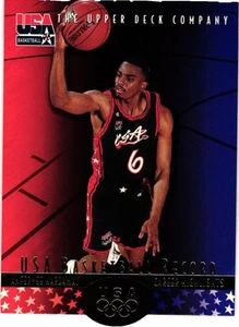 1996 UPPER DECK USA BASKETBALL BASE SINGLES COMPLETE YOUR SET PICK YOUR CARD - Picture 1 of 117