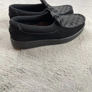 DC Shoes Villain TX Slip On Shoes Skateboard Casual Slippers Checkered Size M- 7 - Picture 1 of 6