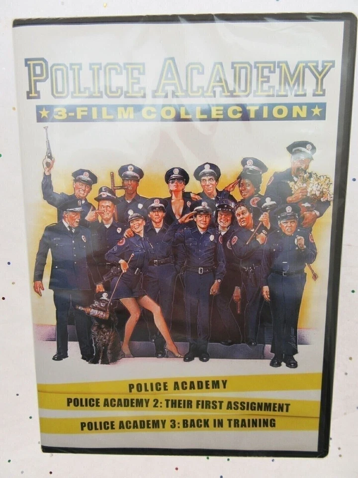 Police Academy 1, 2 & 3 ~ 3 Film Collection ~ Comedy ~ Movie ~ New DVD - Image 1 of 3