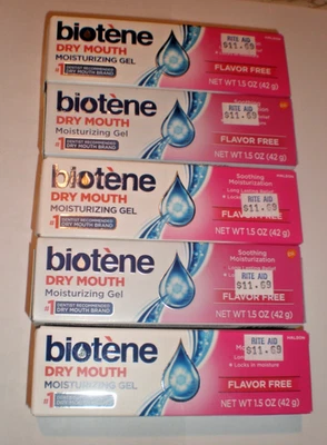 (5) GEL HIDRATANTE BIOTENO BOCA SECA SIN SABOR 22/07/26 Y 27/08/27 NUEVO EN CAJA Foto 1 de 3