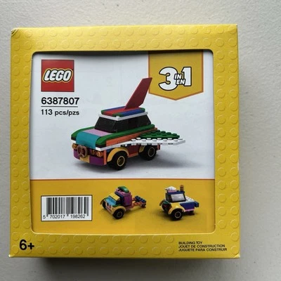 LEGO Rebuildable Flying Car (#6387807) - RETIRED 3-in-1 Exclusive! New & Sealed! - Image 1 of 2