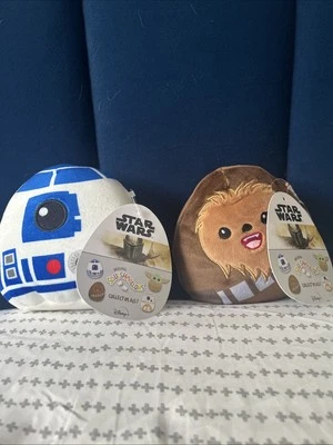 Chewbacca and R2D2 5” Squishmallow NWT - Image 1 of 4