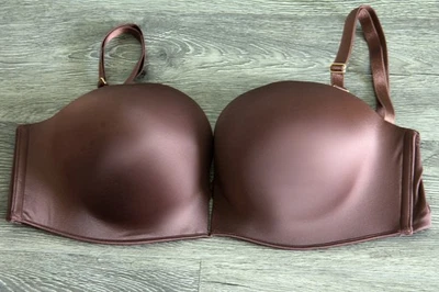 VICTORIA'S SECRET  Bombshell Add-2-cups Push-Up Multi Way Strapless Bra 38 D - Image 1 of 4