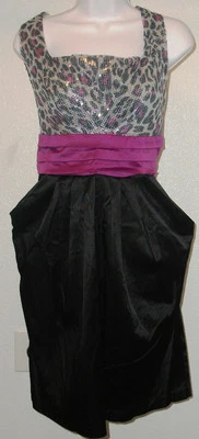 NWT Genuine WISHES WISHES WISHES black with beads dress, size 22 - Image 1 of 3