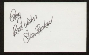 Steve Barber Minnesota Twins signed autographed 3x5 index card A1671 - Picture 1 of 1