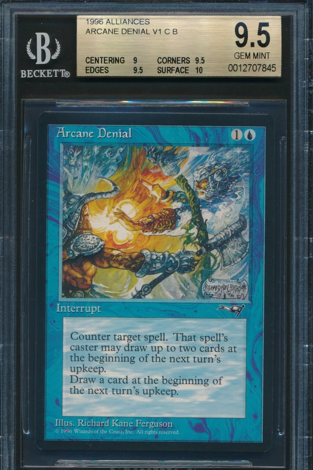Alliances Arcane Denial BGS 9.5 Graded Magic MTG (7845) - Image 1 of 3