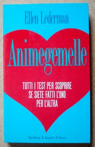 LIBRO Test Coppia ANIMEGEMELLE ANIME GEMELLE Ellen Lederman 1992 Sperling - Picture 1 of 4
