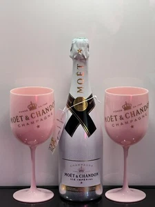 Moët & Chandon Ice Impérial Set | 2 Becher ROSA| Geschenk Champagner Moet - Bild 1 von 2